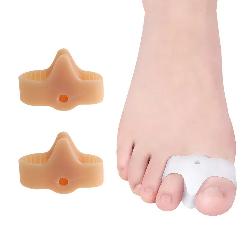 Silicone Gel Big Toe Separator Cushion & Foot Buffer Protector Toe Separator Cushion Qme