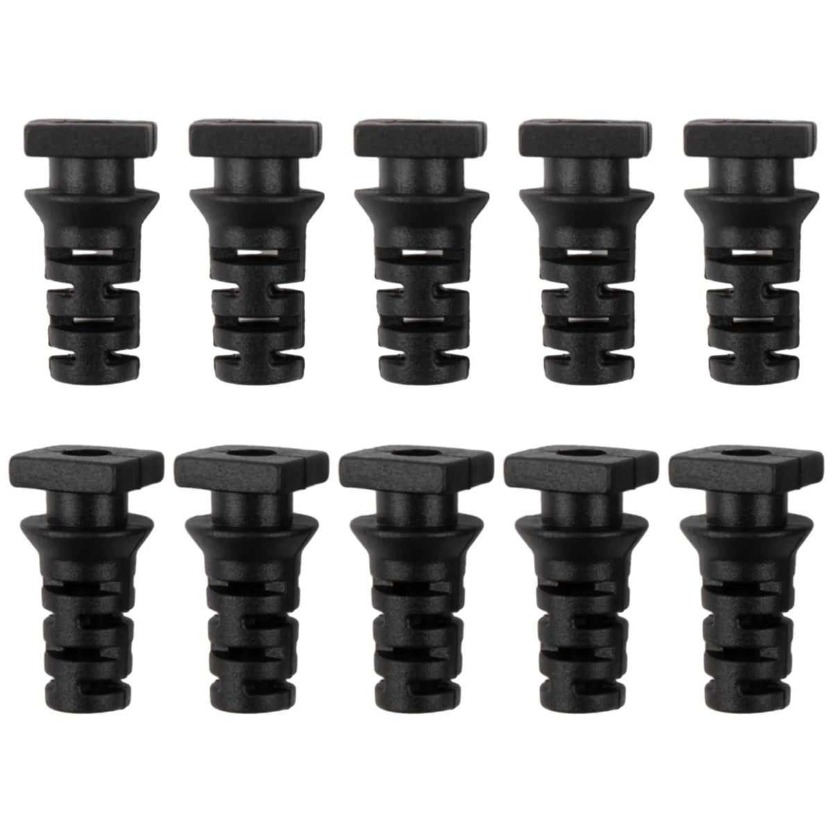 Rubber Cable Gland Strain Relief Connectors – 10 Pcs, 3.5–4.5mm Cable Strain Relief Qme
