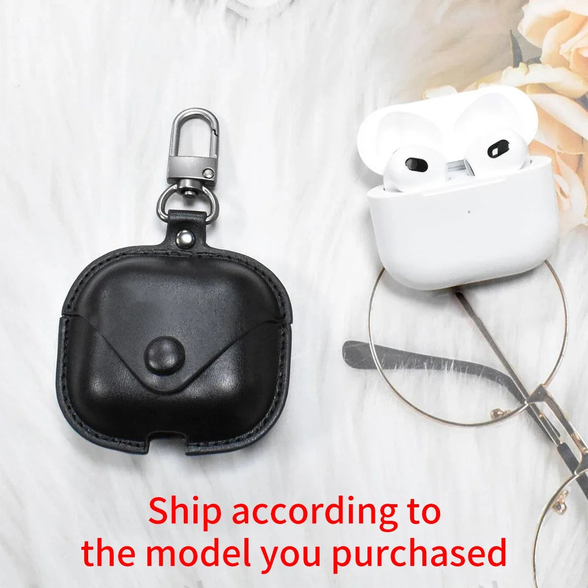 Leather AirPods Case for Gen 1 2 3 & Pro 2 – Anti-Drop Cover Earphone Case Qme AirPods1 2