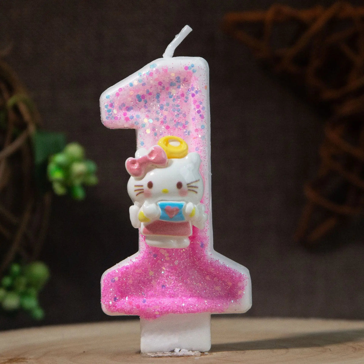Hello Kitty 0-9 Number Birthday Candles Pink Cake Topper Birthday Cake Candles Qme 1