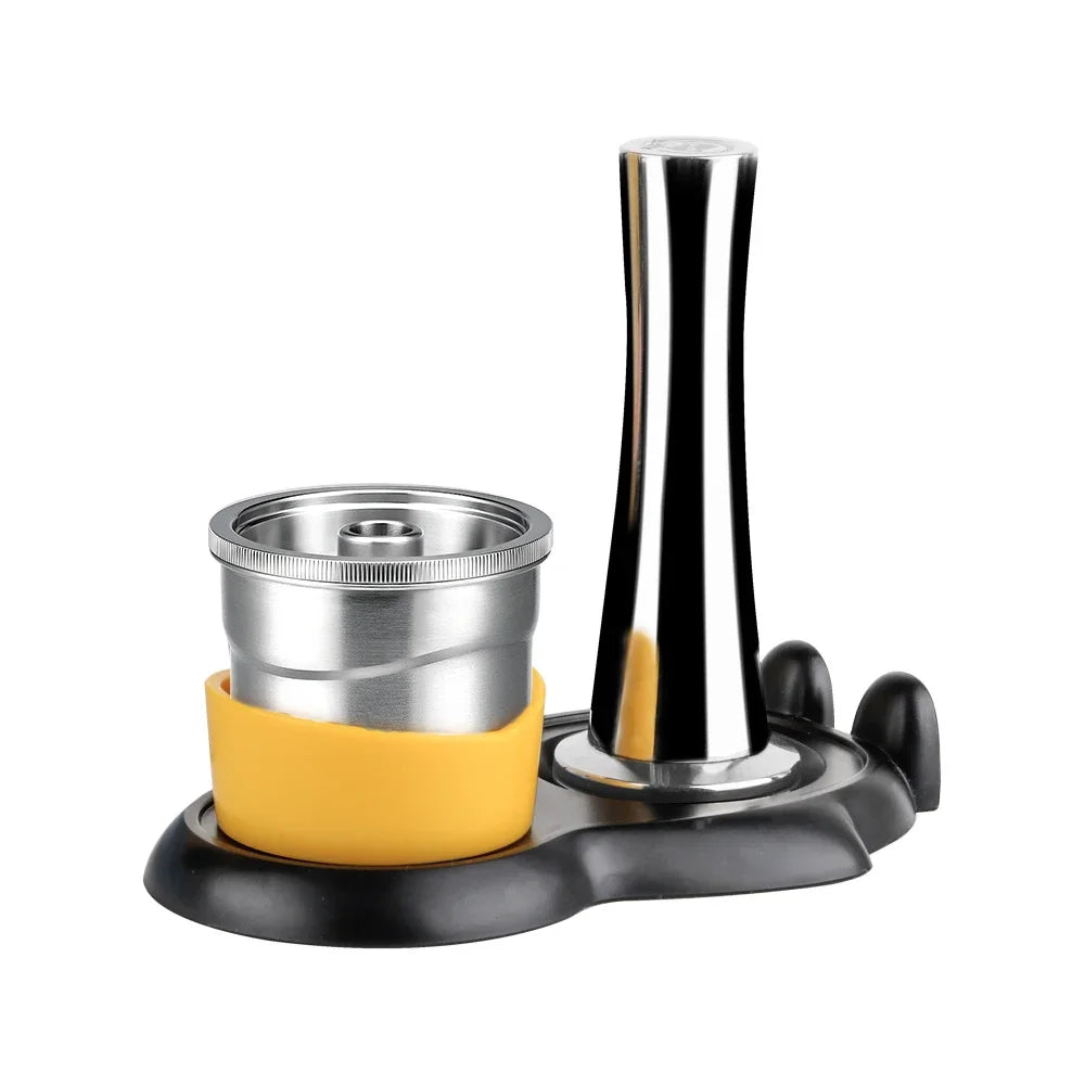 Reusable Stainless Steel Espresso Pod for Illy Y3 X7 Y5 Reusable Coffee Capsule Qst 1podTD