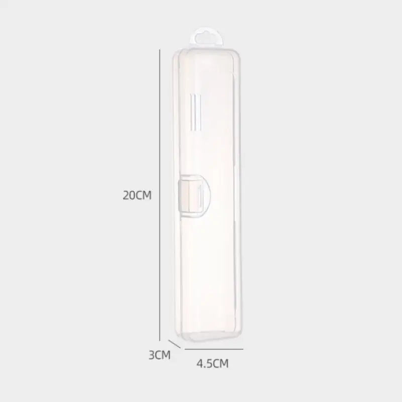 Transparent Travel Toothbrush Case & Organizer Storage Box Toothbrush Travel Case Qme Default Title