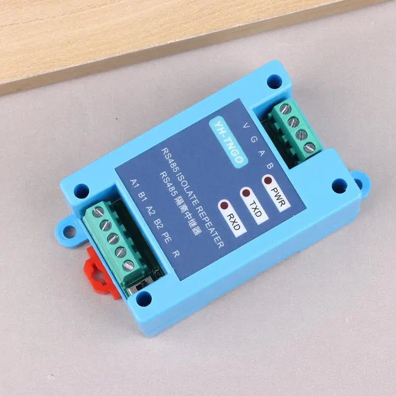2-Channel RS485 Isolation Repeater Hub 12–36V Anti-Interference RS485 Repeater Hub Qme Default Title