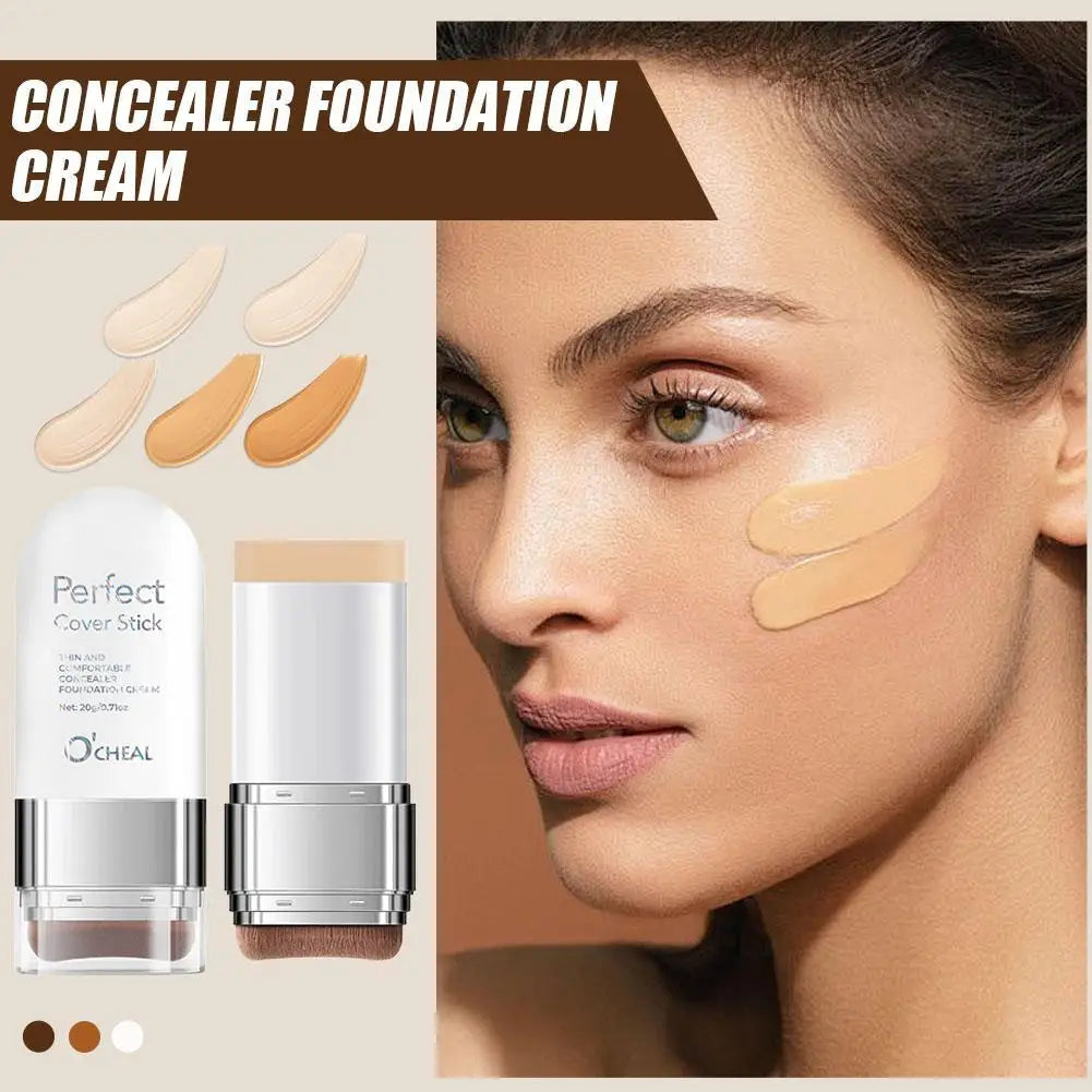 Perfect Cover Stick Concealer Foundation | Natural Coverage Concealer Foundation Stick Qme