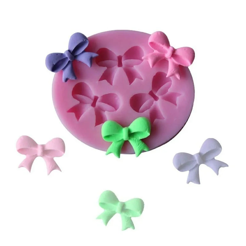 Bow Tie Silicone Mold – 3D Chocolate, Candy & Fondant Baking Silicone Baking Mold Qme