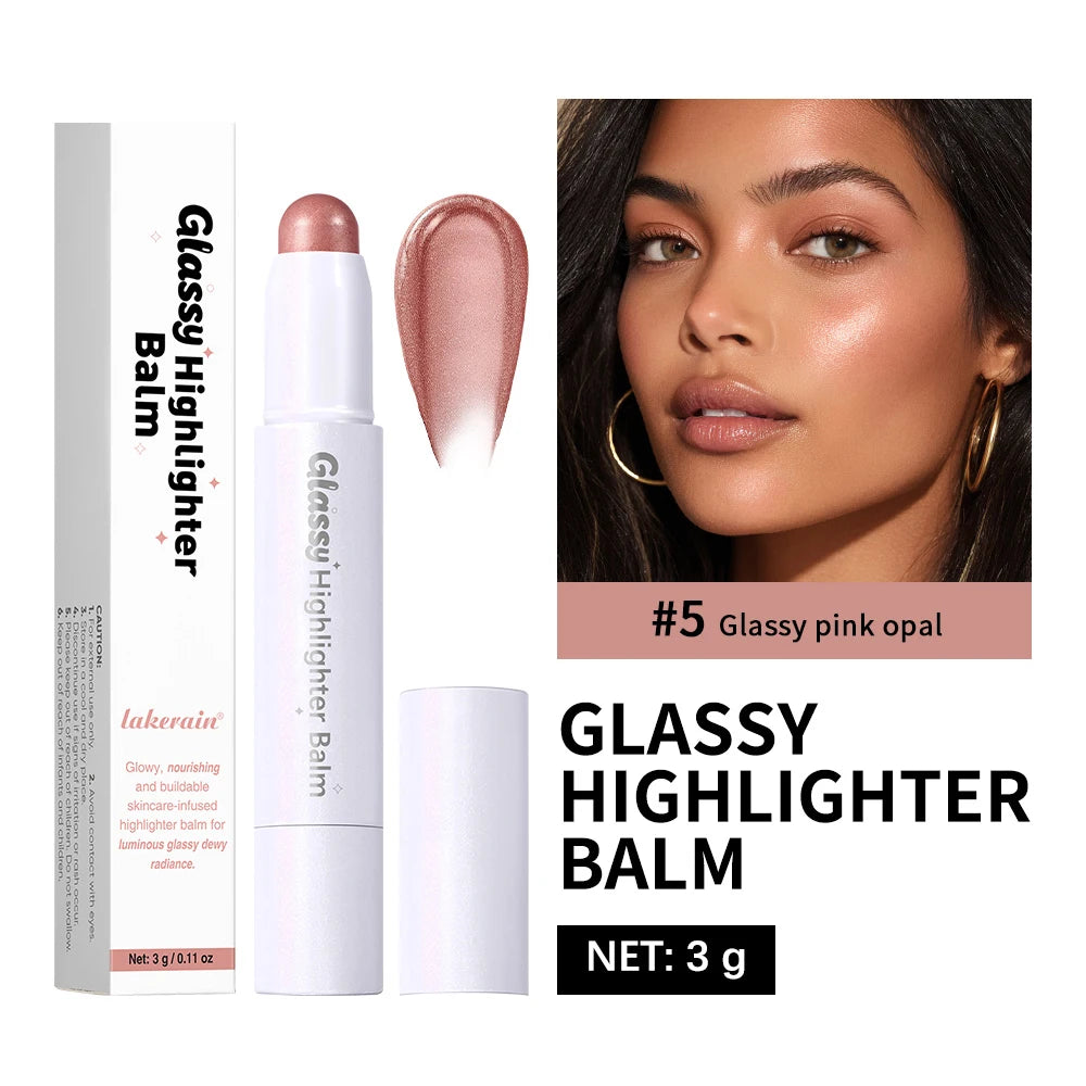 Glass Glow Highlighter Pen – Illuminator, Concealer & Eyeshadow Highlighter Makeup Pen Qst 05