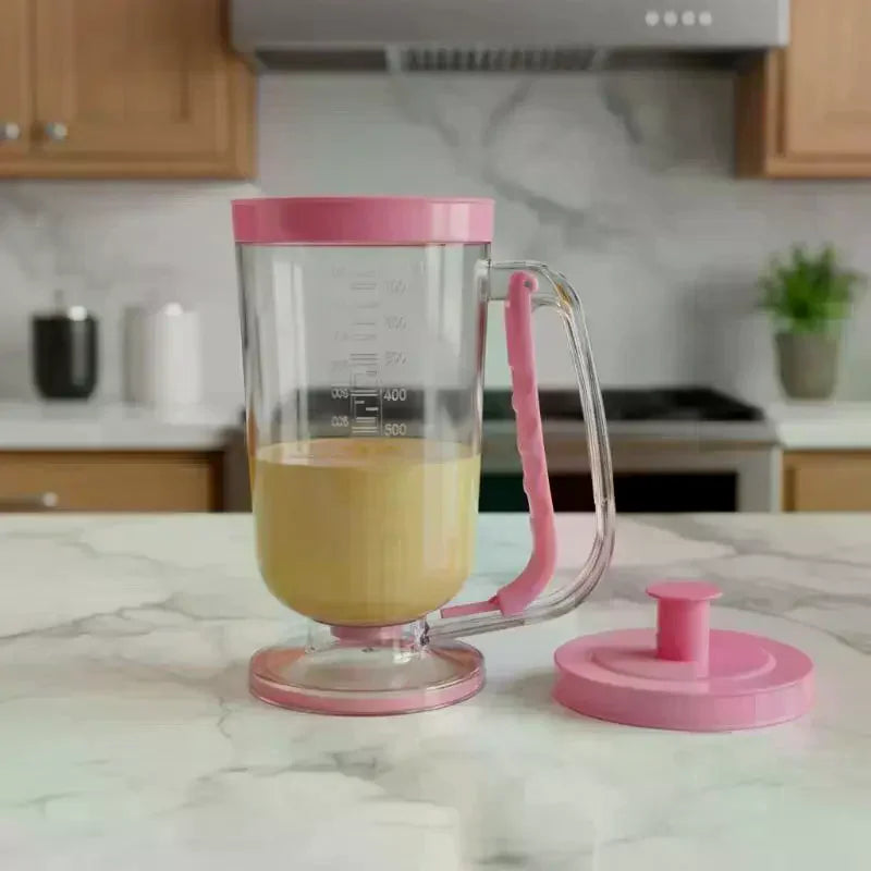 Silicone Batter Dispenser – Handheld Funnel for Pancakes & Pastry Batter Dispenser Qme