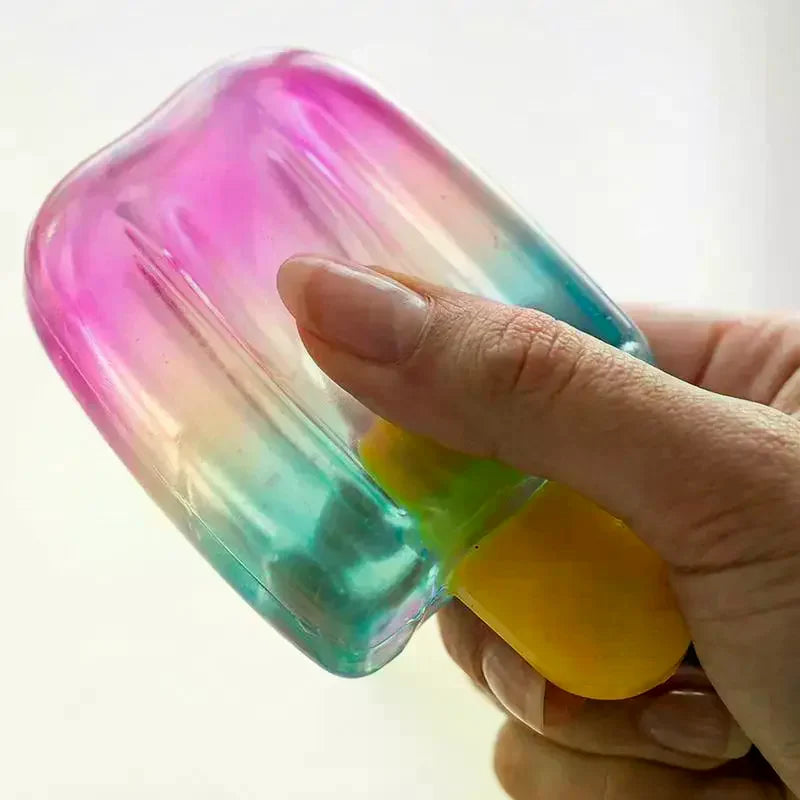 Simulated Ice Cream Squeeze Sensory Fidget Toy – 6 Colors Novelty Fidget Toy Qme