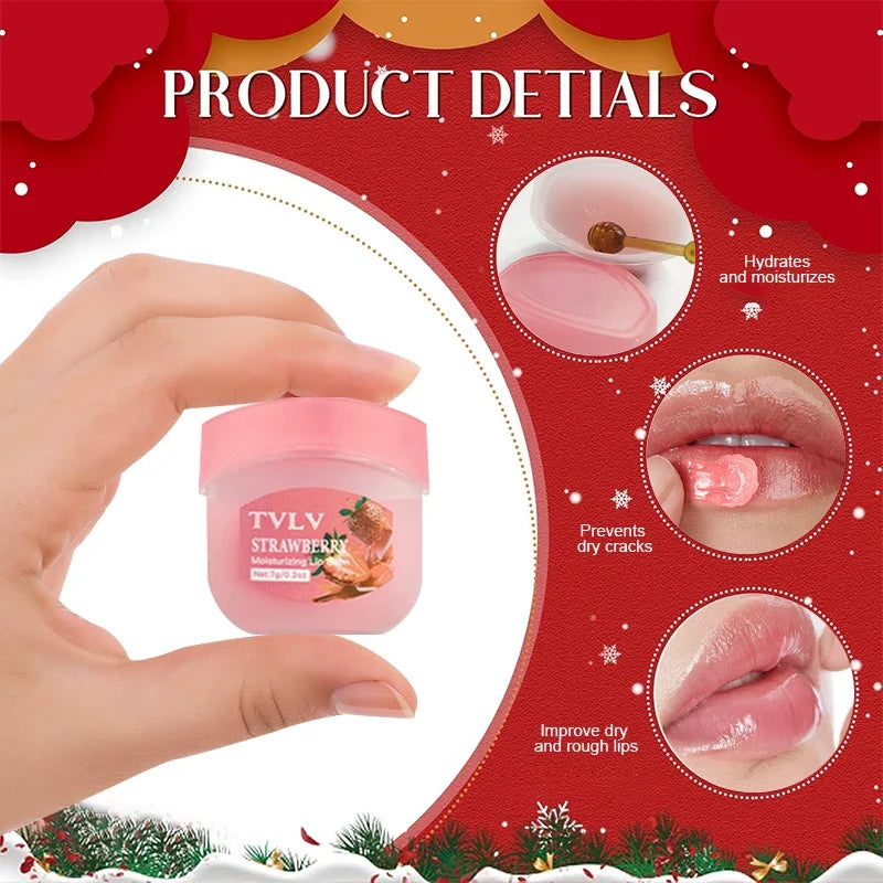 Fruit Lip Balm & Overnight Moisturizing Lip Mask Set (4pcs) Lip Balm & Mask Set Qme