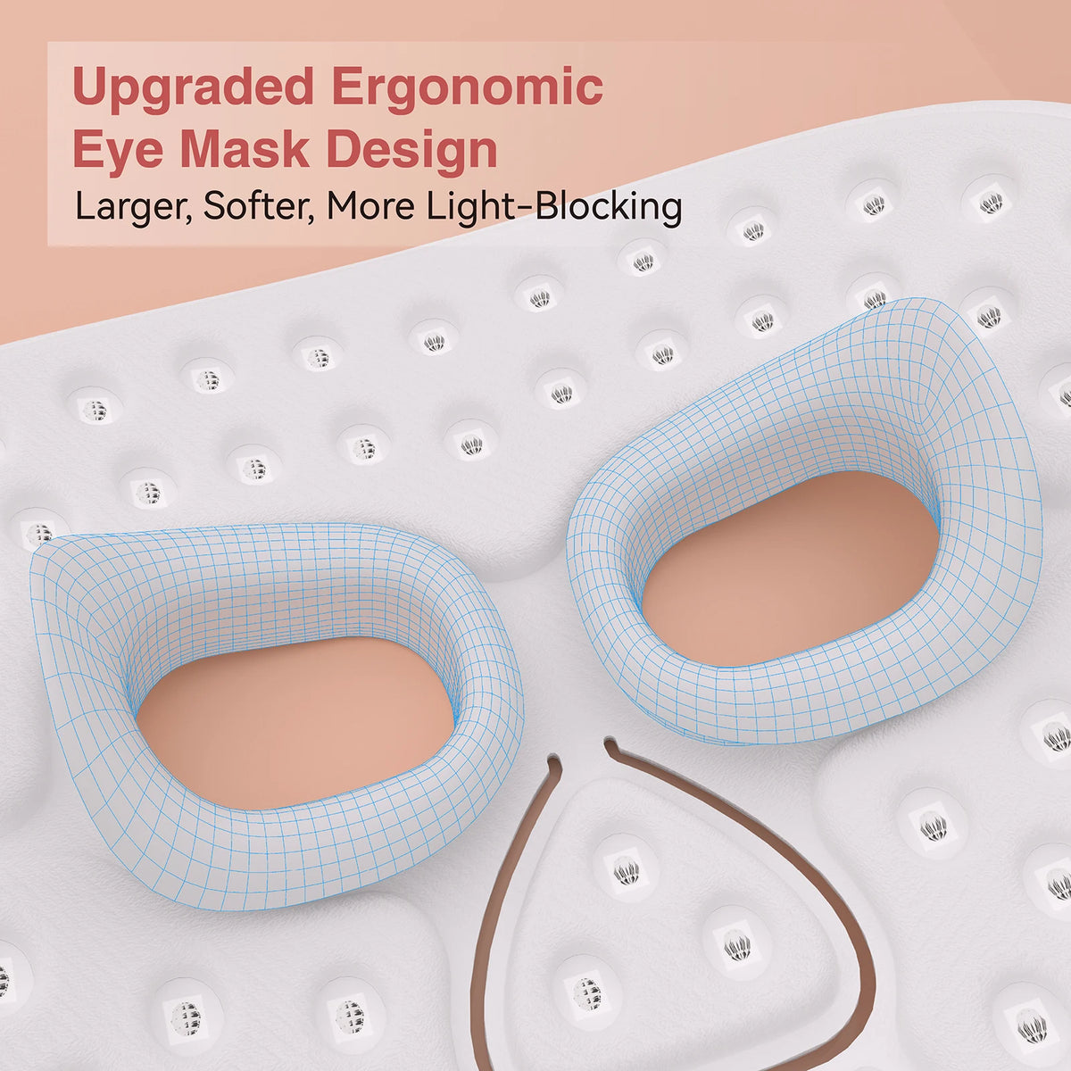 Hello Face M500S LED Light Therapy Mask – 4-Color Skincare LED Skincare Mask Qst