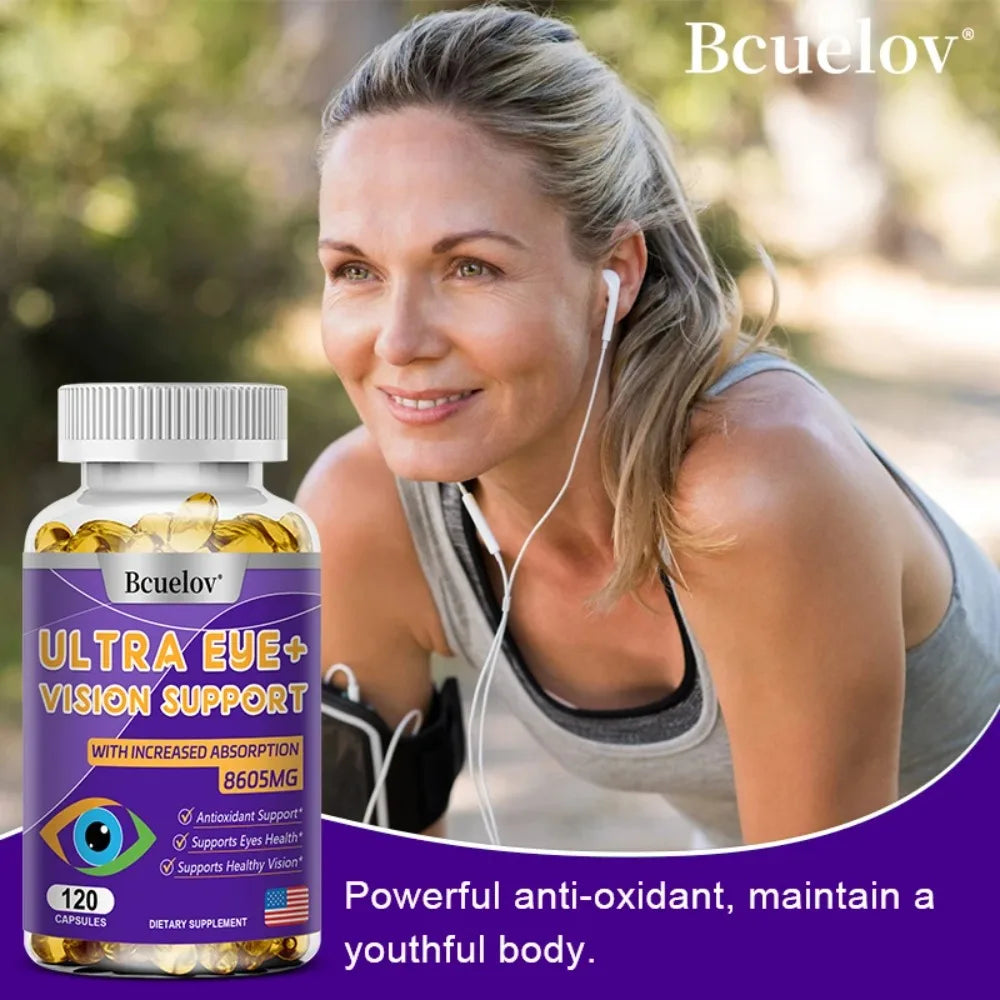 Lutein & Zeaxanthin Capsules – Eye Health & Vision Support Eye Health Supplement Qst