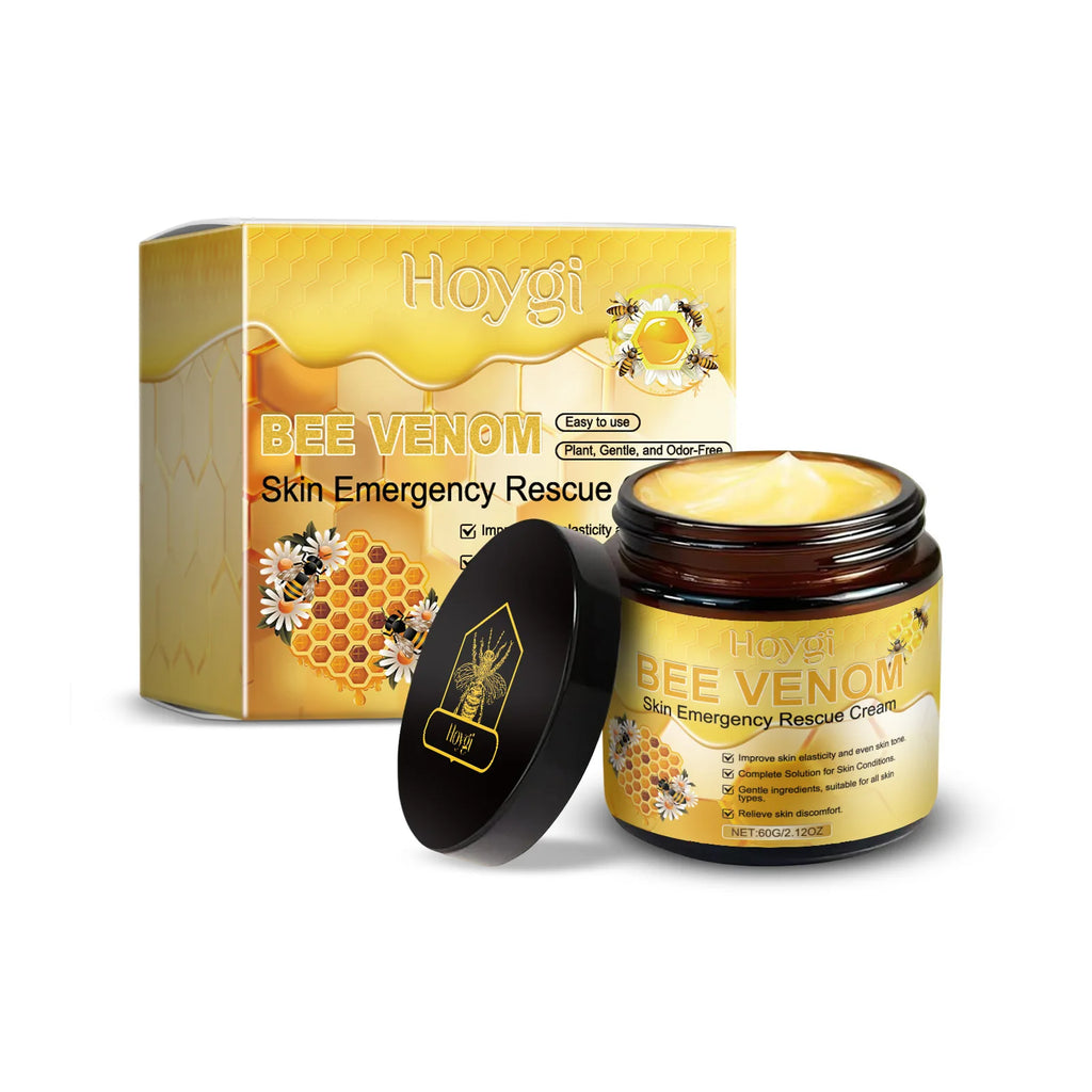 Hoygi Bee Venom Cream – Deep Moisturizing Skin Barrier Cream Moisturizing Body Cream Qst 60g Boxed