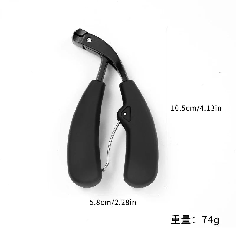 Curved Nail Clippers – Large Opening, Anti-Splash Storage Nail Clippers Qme