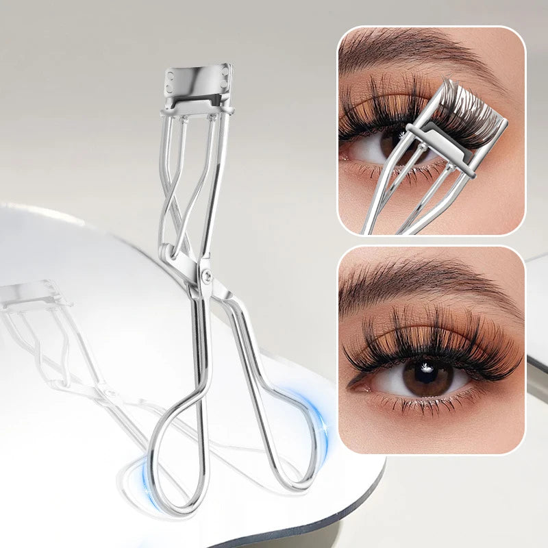 Mini Partial Eyelash Curler – Chrome Steel Natural Curl Tool Eyelash Curler Qst