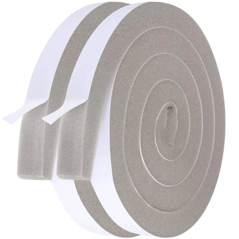 4M PU Foam Seal Strip Tape – Door & Window Weather Stripping Foam Weather Strip Qme