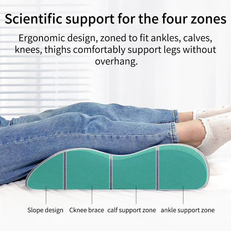 Memory Foam Leg Elevation Pillow – Breathable Support Cushion Leg Elevation Pillow Qst