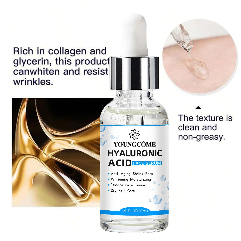 YOUNGCOME Hyaluronic Acid Facial Serum – Hydrate & Refine Pores Facial Serum Qst