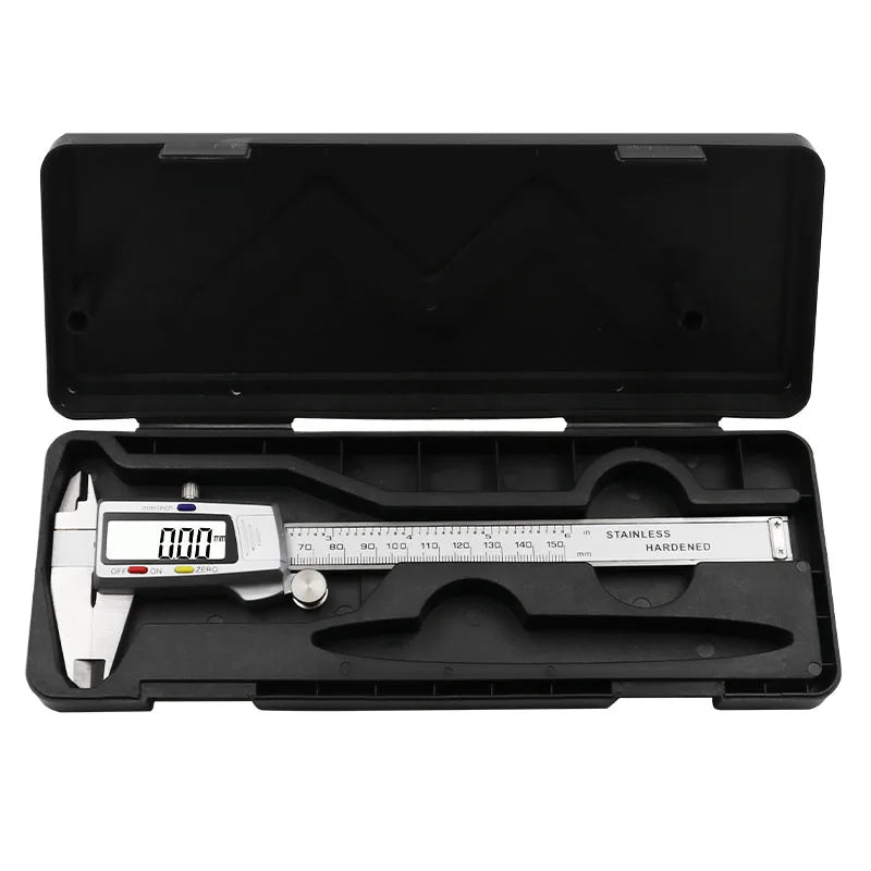 Digital Caliper 6" 150mm Stainless Steel Vernier Measuring Tool Digital Caliper Qst