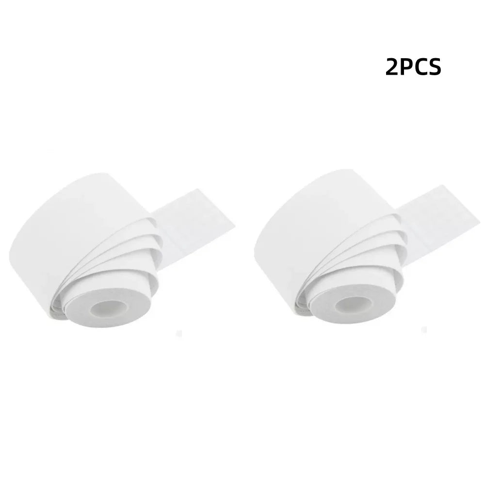 Kinesiology Sports Tape – Elastic, Waterproof, 18 Colors, 5m x 5cm Kinesiology Sports Tape Qme White-2pcs
