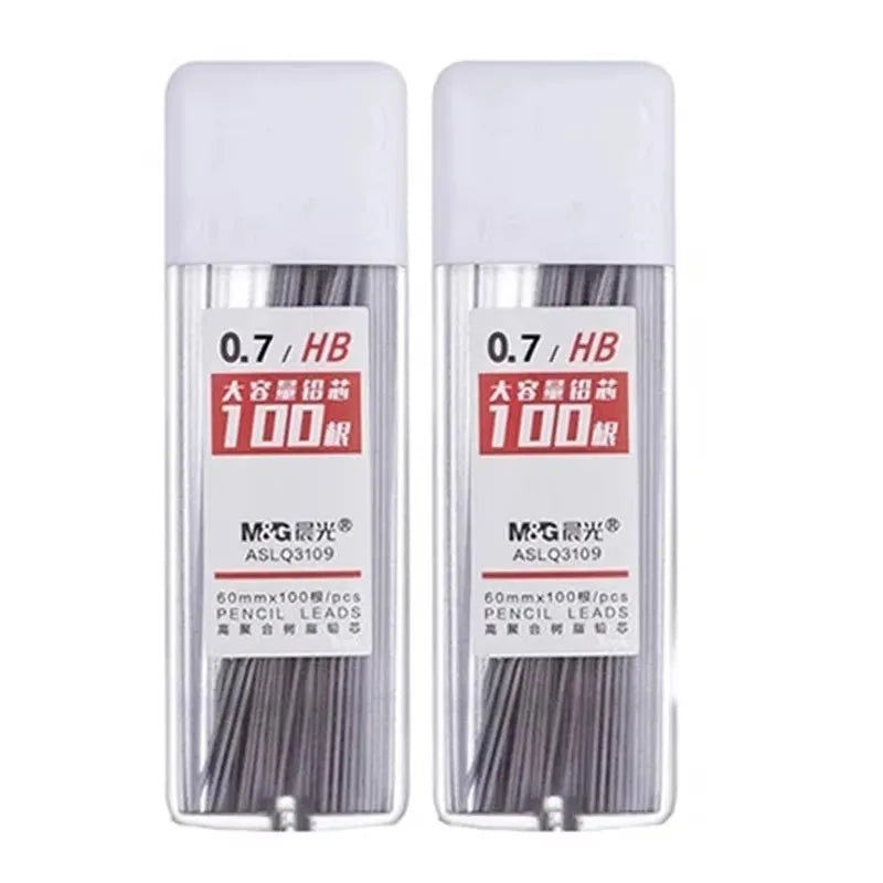 0.5mm Mechanical Pencil Refills 2B HB Lead – 10 Colors Pencil Lead Refills Qme (HB)2box 0.7 mm
