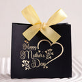 Mother's Day Elegant Candy Gift Boxes – Pink, White & Gold Gift Boxes Qme 5pcs-black-yellow