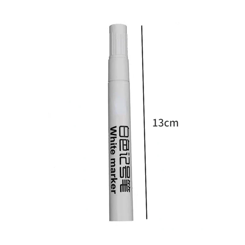 Permanent White Paint Marker Pen – Waterproof Tire & Graffiti Art Paint Marker Pen Qme