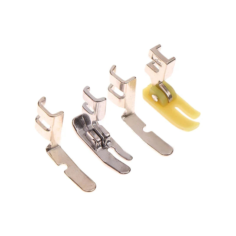 Zipper Presser Foot Set – Left & Right, Steel & Plastic, 4 Pcs Zipper Presser Foot Qme