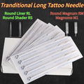 Disposable Tattoo Needles RL RS M1 RM | 316L Steel, EO Sterilized Disposable Tattoo Needles Qme 1209RM 50PCS One Box