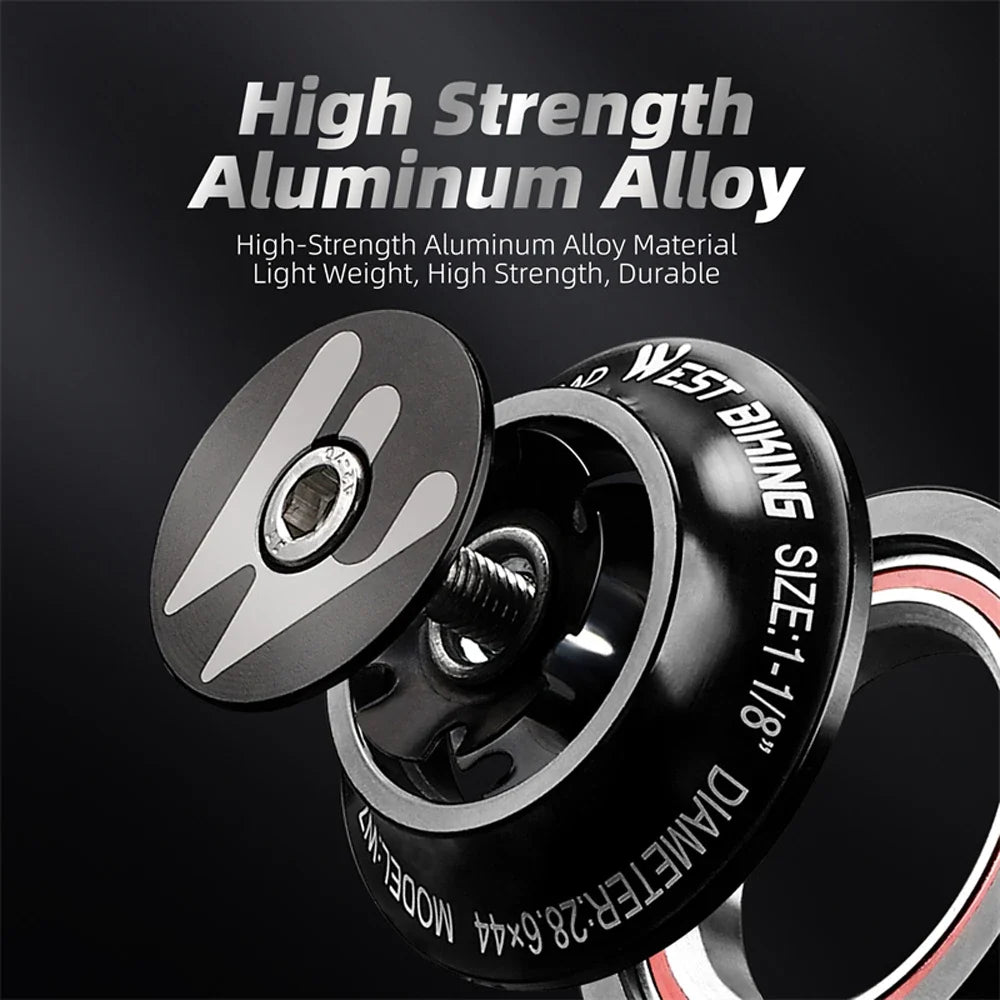 West Biking MTB Bicycle Headset Double Bearing 44mm Straight Bicycle Headset Qme CZECH REPUBLIC