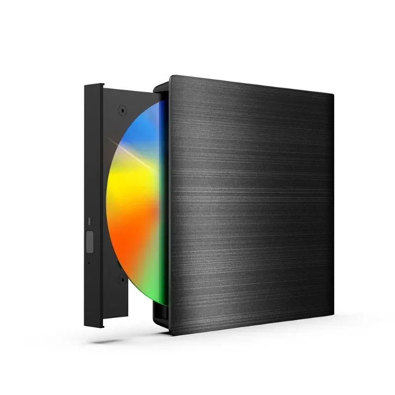 Slim Portable External USB 3.0 DVD/CD Burner Drive External Optical Drive Qme