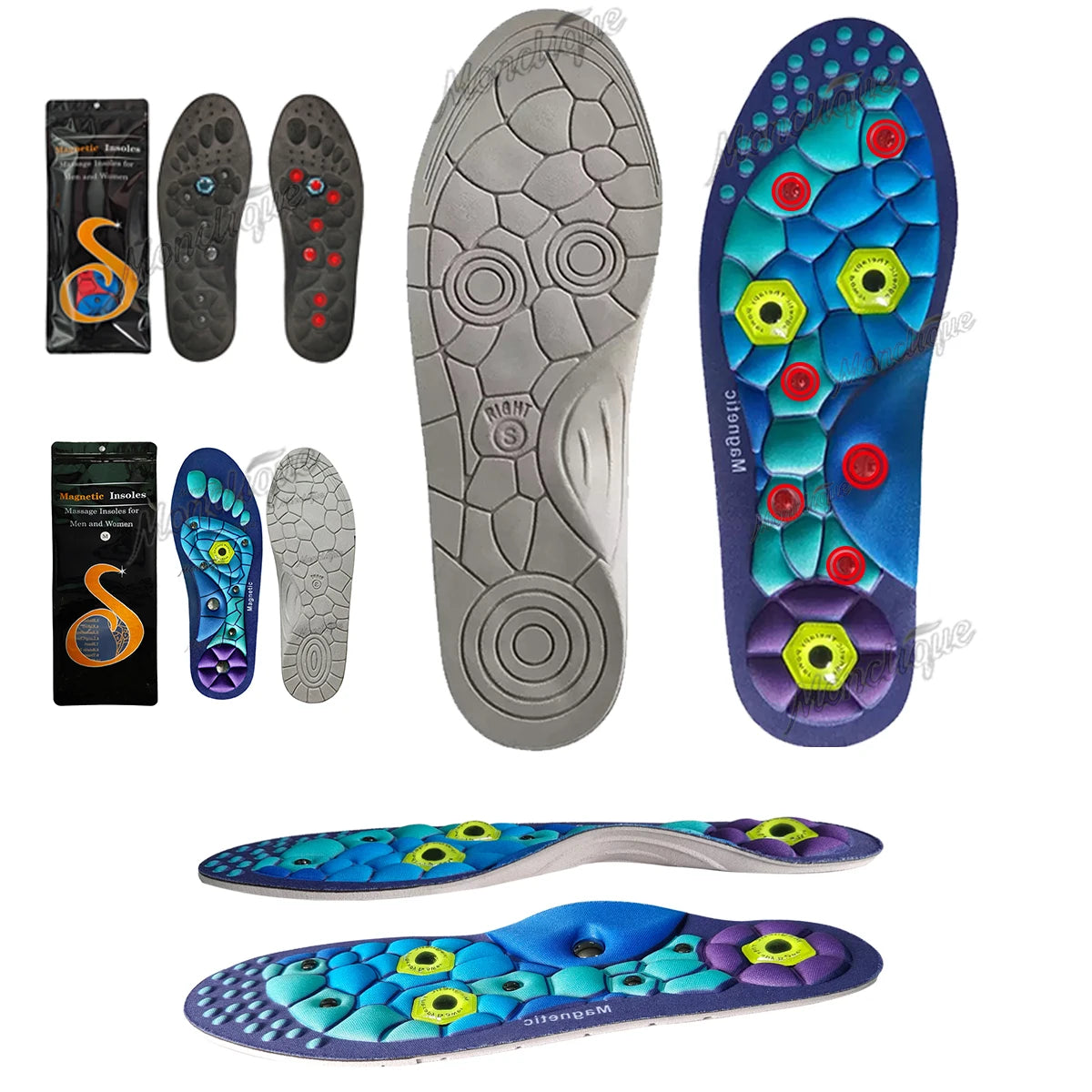 Acupoint Magnetic Massage Insoles – Arch Support & Breathable Massage Insoles Qst