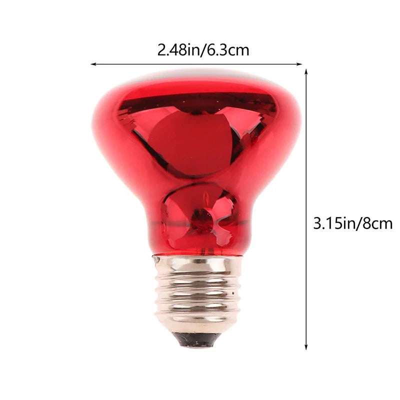 E27 UVA Infrared Poultry & Reptile Bulb – Day & Night Light UVA Reptile Heat Bulb Qme