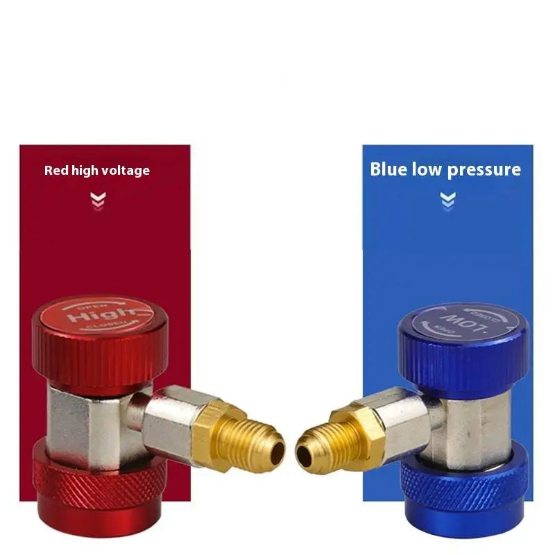 R134a Refrigerant Adapter Hose Assembly – A/C Coupler Kit Refrigerant Adapter Hose Qme