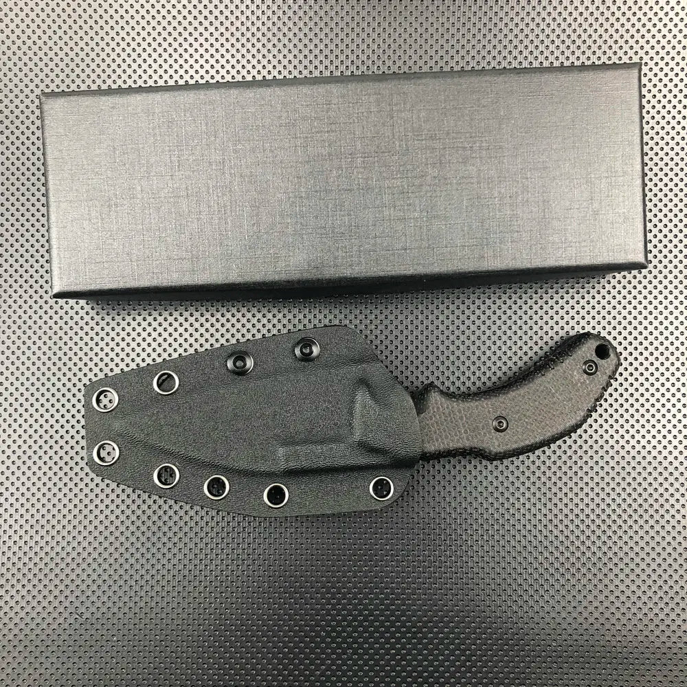 TRSKT M390 Fixed Blade Knife – Micarta Handle & Kydex Sheath Fixed Blade Knife Qst