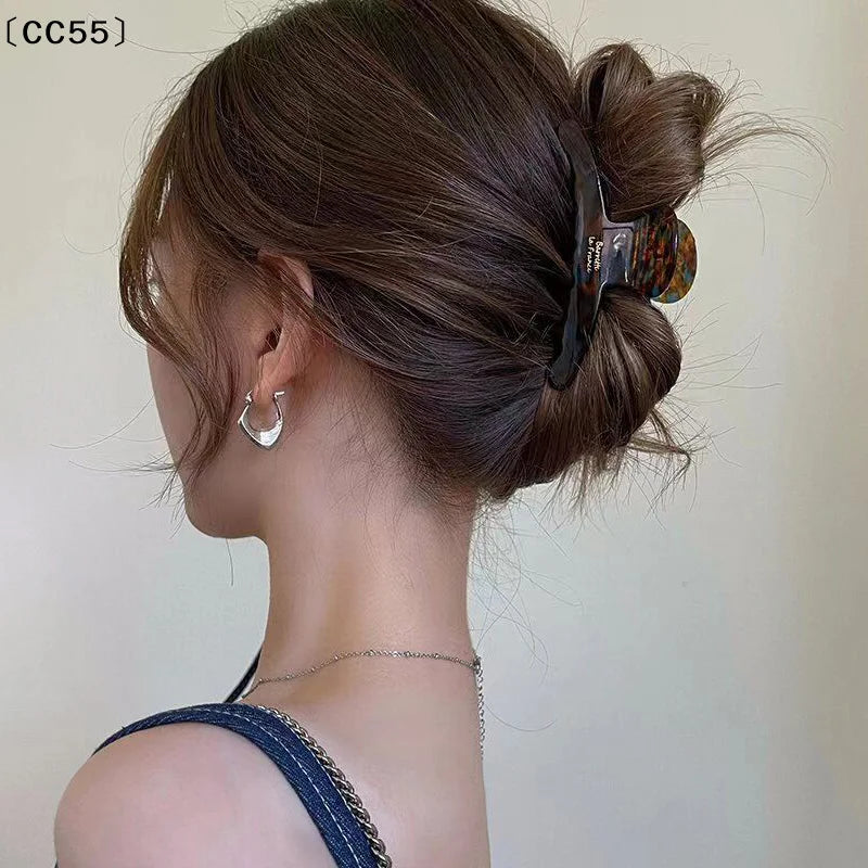 Elegant Acetate Hair Claw Clip – Vintage Women's Hair Accessory Hair Claw Clip Qst