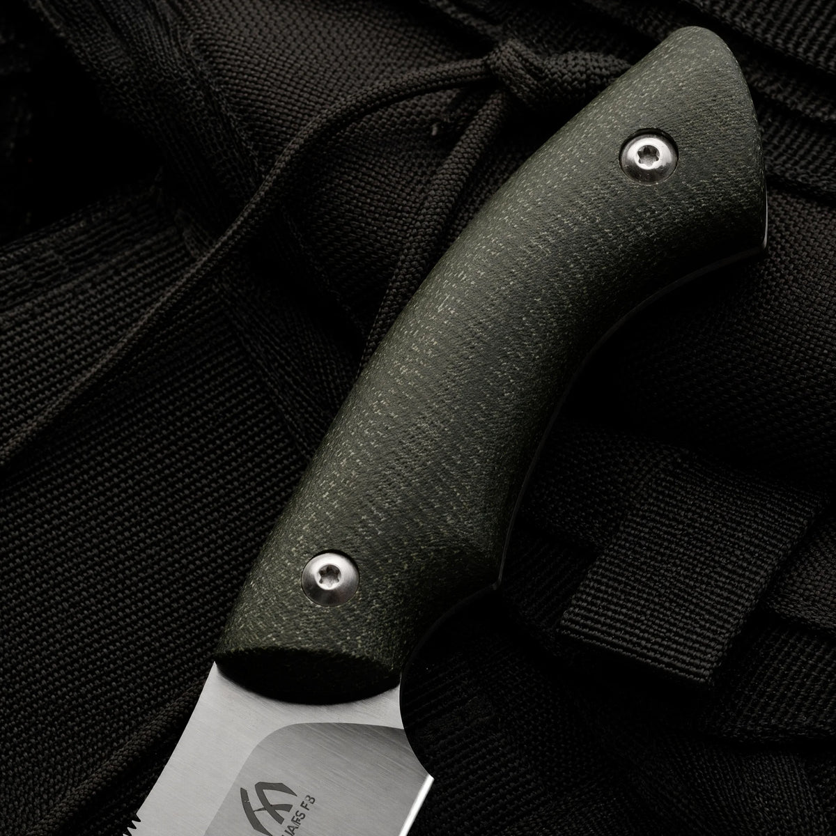 HUANGFU Fixed Blade Steel Knife – Camping, Hiking & Garden Fixed Blade Knife Qst