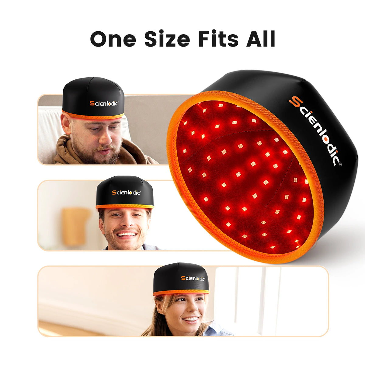 Red Light Therapy Hair Growth Hat – 102 LEDs, 660nm & 850nm LED Hair Growth Hat Qst