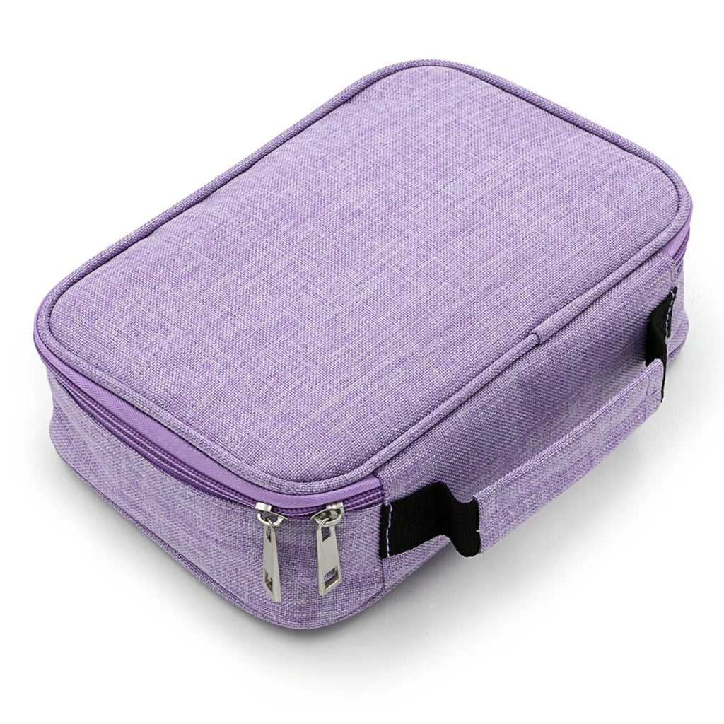 Large Capacity Pencil Case – Art & Sketch Organizer | Qme Pencil Case Organizer Qme Purple 1pc
