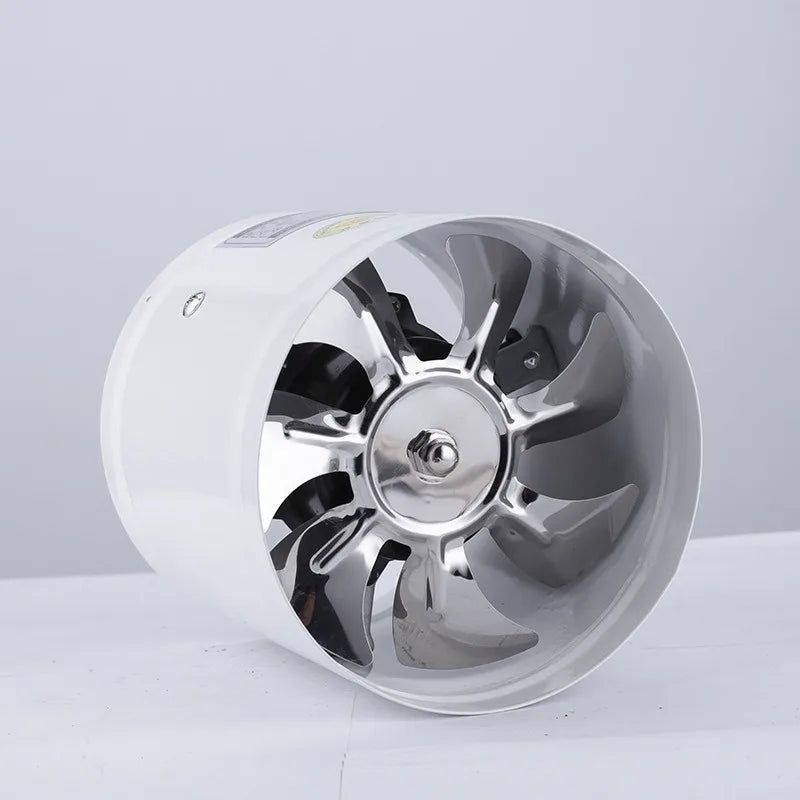 ZARTSEN 4" Waterproof Silent Duct Fan – Metal Vent Extractor Duct Vent Fan Qst