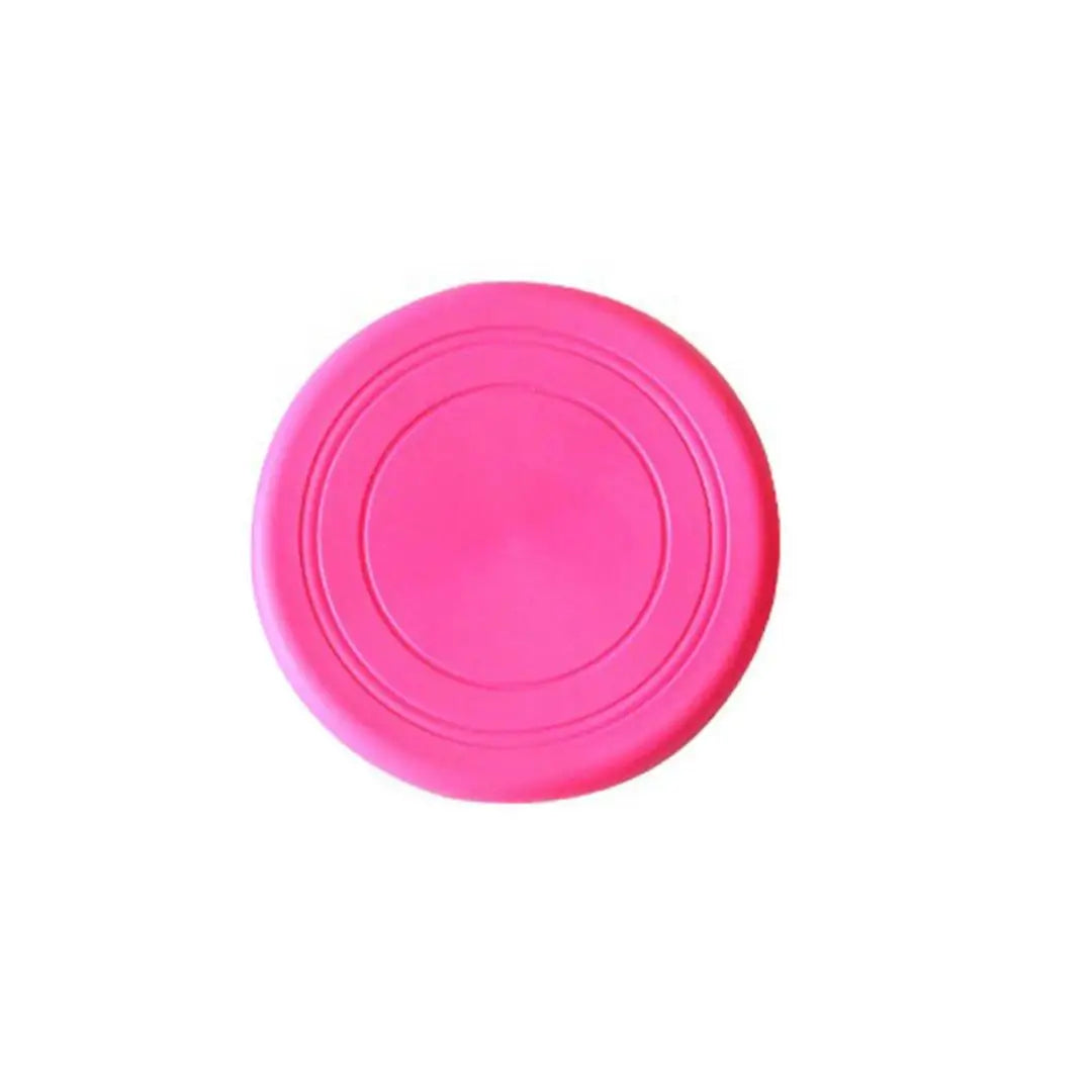 Silicone Flying Disc Interactive Dog & Cat Toy – 6 Colors Interactive Pet Toy Qme magenta 18cm