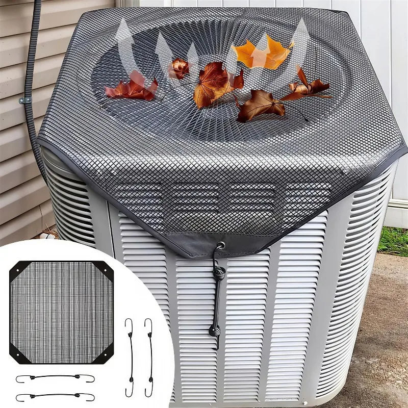 Universal Outdoor AC Cover – Windproof, Dustproof & Ventilated AC Unit Cover Qme
