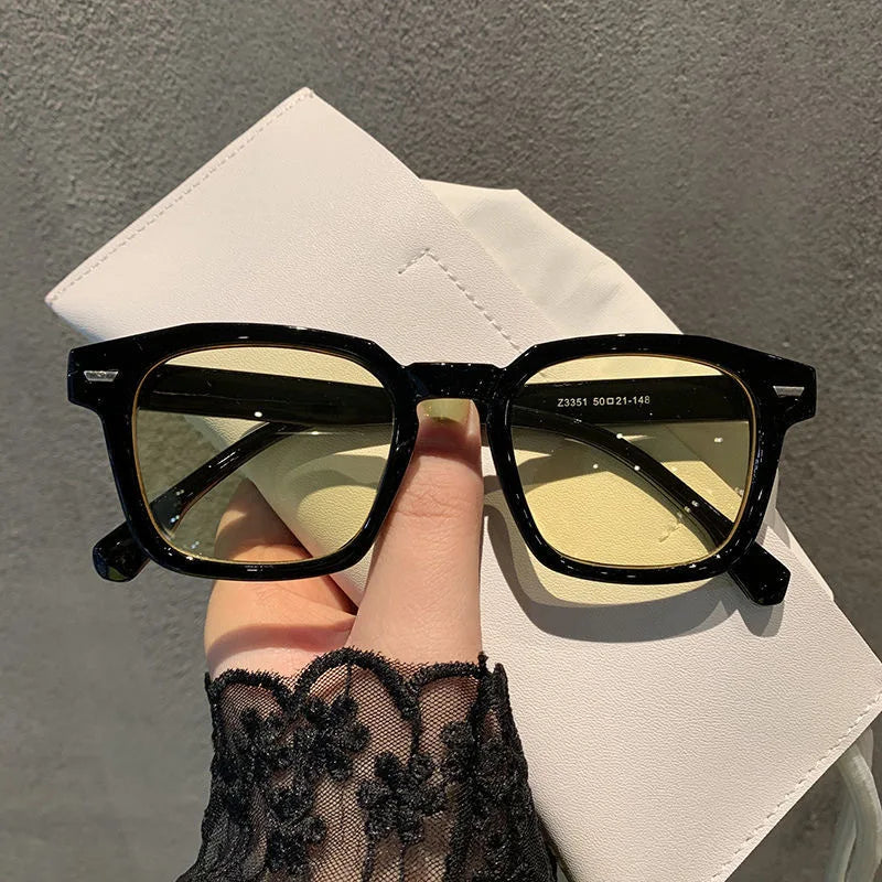 Women's Polygon Square Sunglasses UV400 – 7 Lens Colors Fashion Sunglasses Qme HH