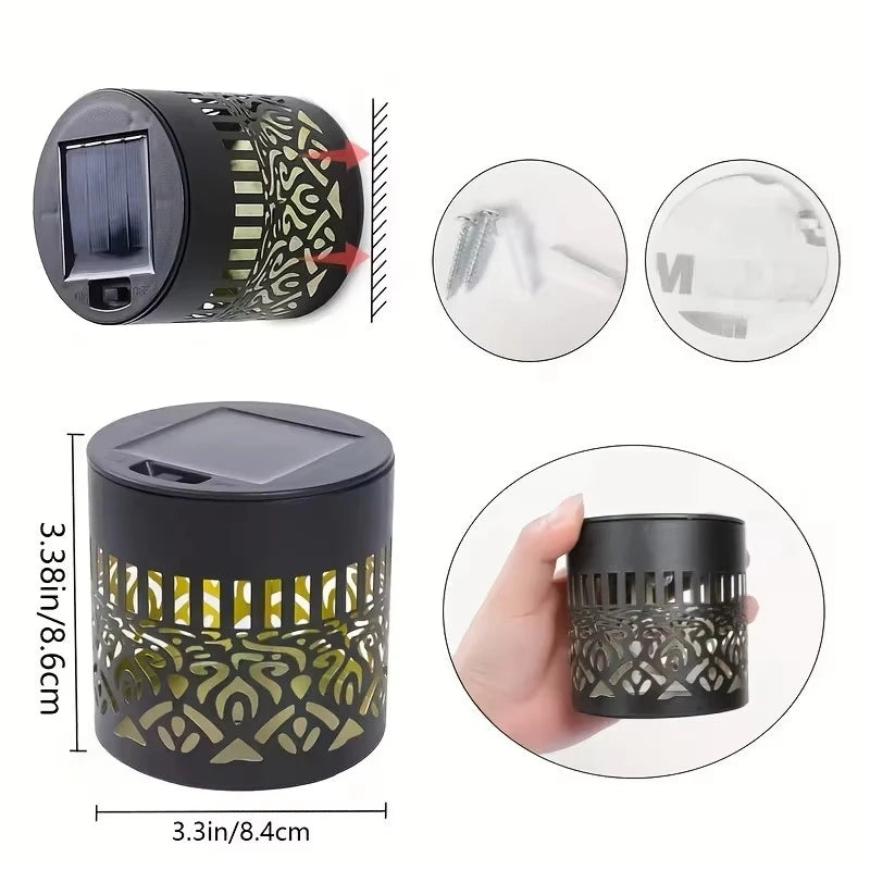 Solar Sunflower Projector Wall Light – Outdoor Garden Decor Solar Garden Light Qst