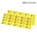 ESD Warning Labels – Static Sensitive Caution Stickers 40 pcs Warning Label Stickers Qme 5.5x2.5cm