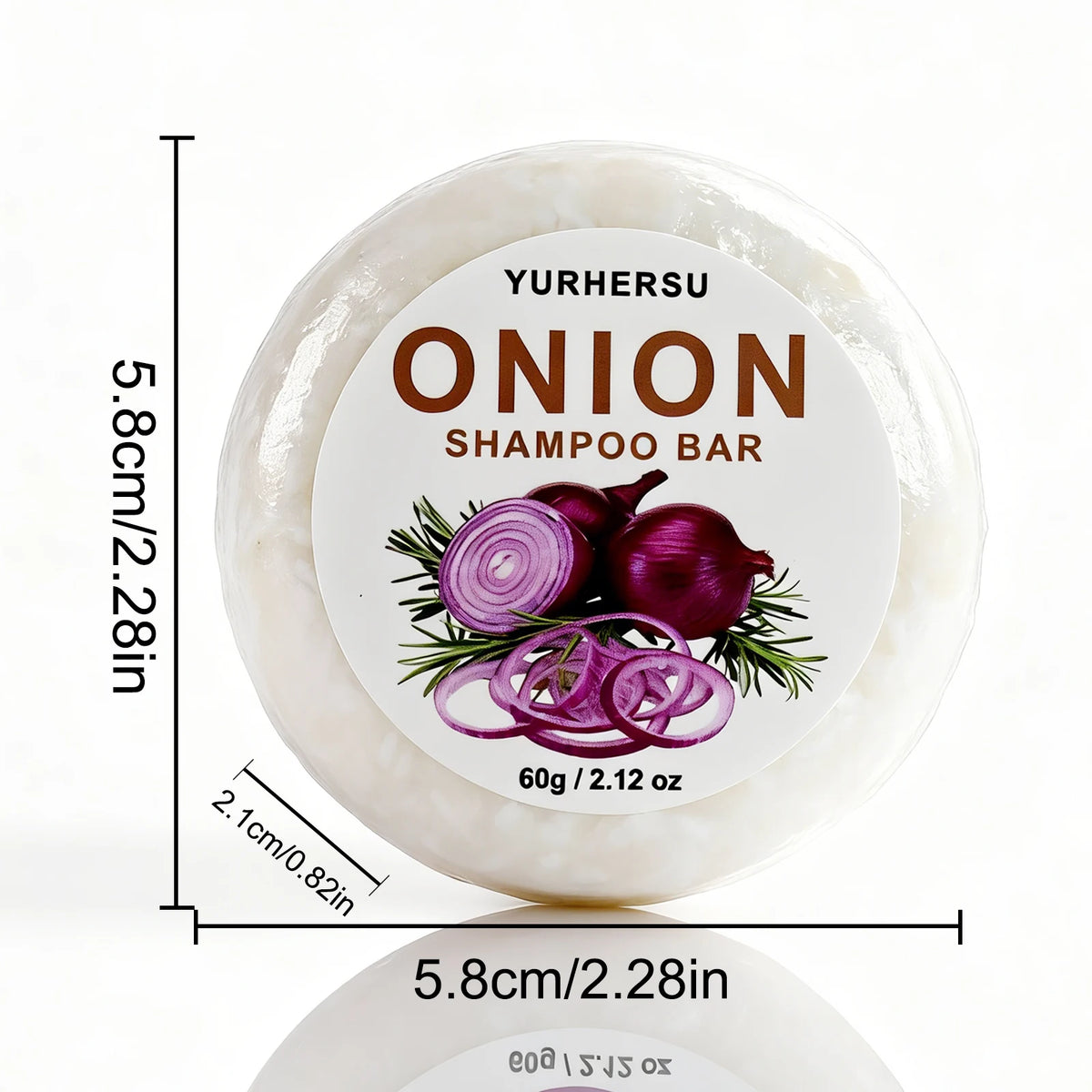 Vegan Onion Shampoo Bar – Oil Control & Scalp Nourishing Solid Shampoo Bar Qst