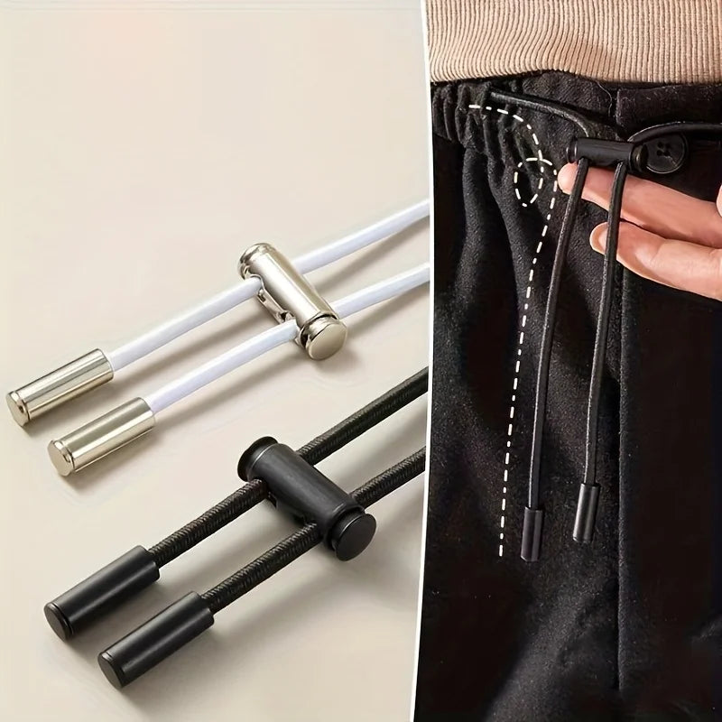 Spring Buckle Rope Lock Clips for Shoelaces, Hoodies & Cords Cord Lock Clips Qme