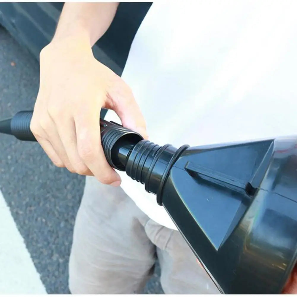 Motorcycle Oil Funnel Wide Mouth Flexible Neck & Filter Automotive Funnel Tool Qme