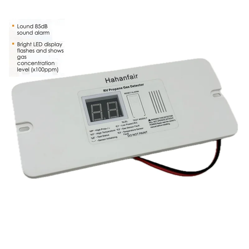 MiLESEEY B15C RV Propane Gas Detector – 12V, 85dB Alert Propane Gas Detector Qst
