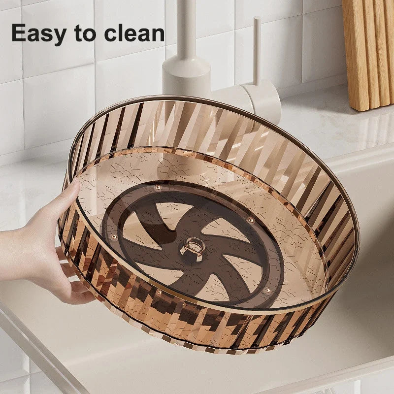 360° Rotating Organizer – Spice, Cosmetic & Perfume Rack Rotating Desktop Organizer Qme