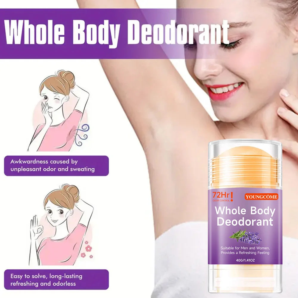 YOUNGCOME Whole Body Deodorant Stick – Long-Lasting Freshness Deodorant Stick Qst